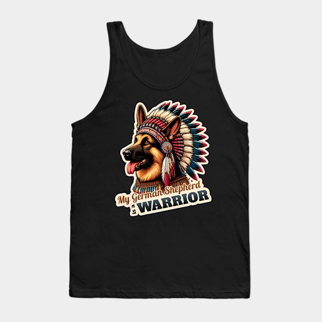 German Shepherd Indian Tank Top by k9-tee